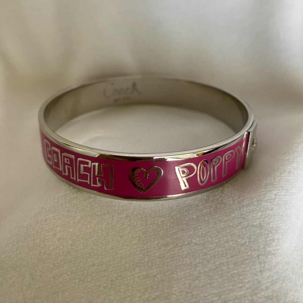 NWOT Coach Poppy Vintage Bangle Vintage - Picture 3 of 14